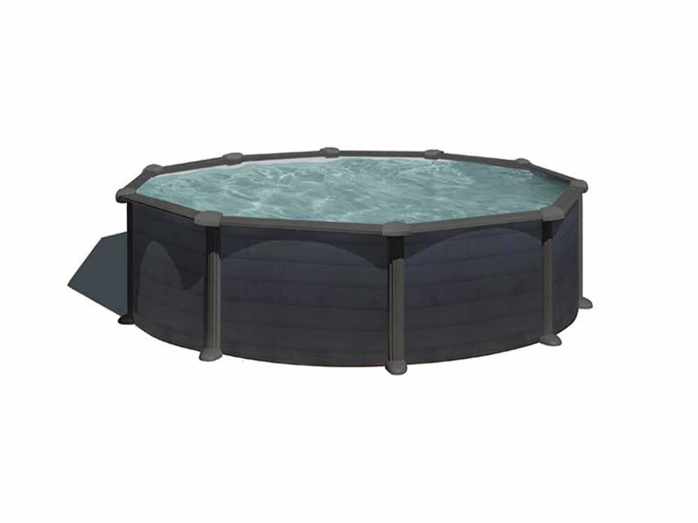 Gre Granada Rundbecken Ø460 x 132 cm - Stahlwandpool – Bild 2