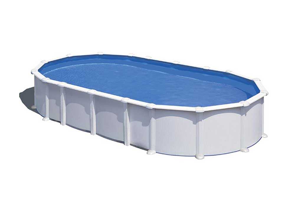 Gre Haiti Oval 730x375x132cm - Oberirdischer Stahlpool - mit unterirdischen Stäben – Bild 2