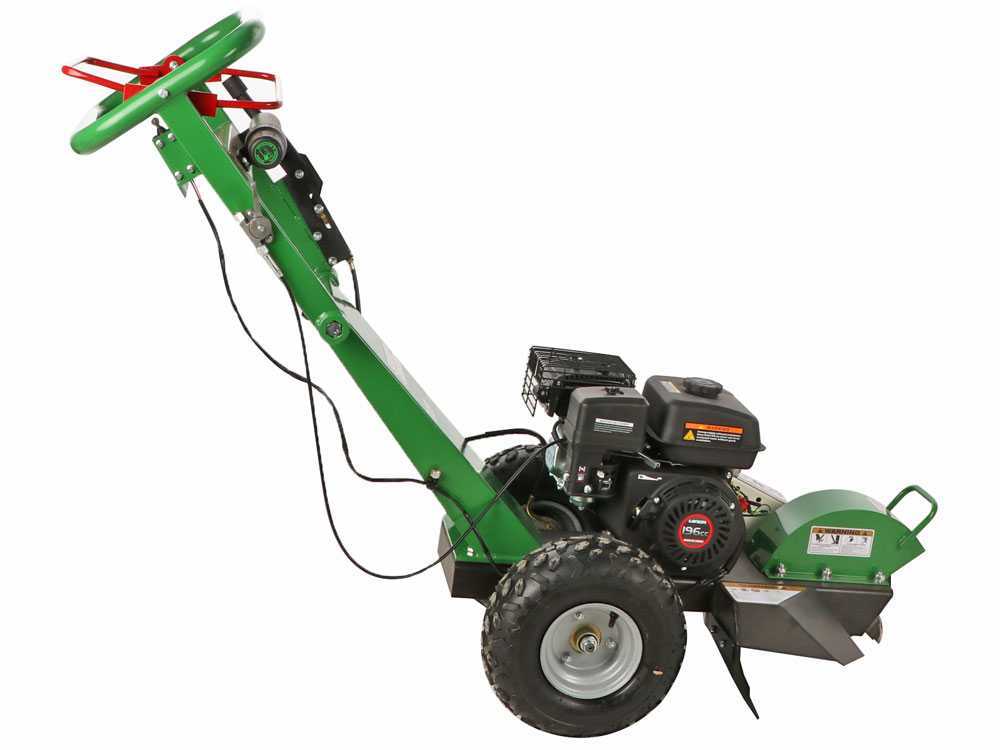 GreenBay Deep L-200 - Baumstumpffräse - Loncin-Motor 196 ccm - Schneidegerät mit 8 Wolframkarbidhämmern – Bild 2