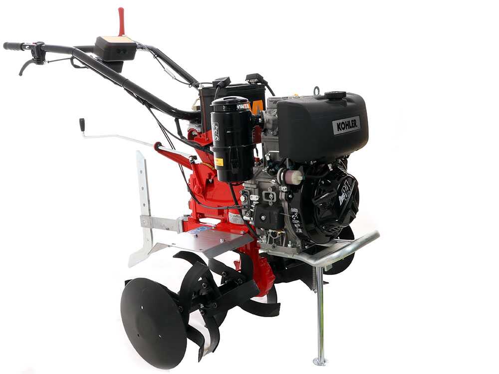 Große Diesel-Motorhacke 11 PS - Diesse DS84 Lombardini/Kohler Dieselmotor - mit Elektrostarter – Bild 2
