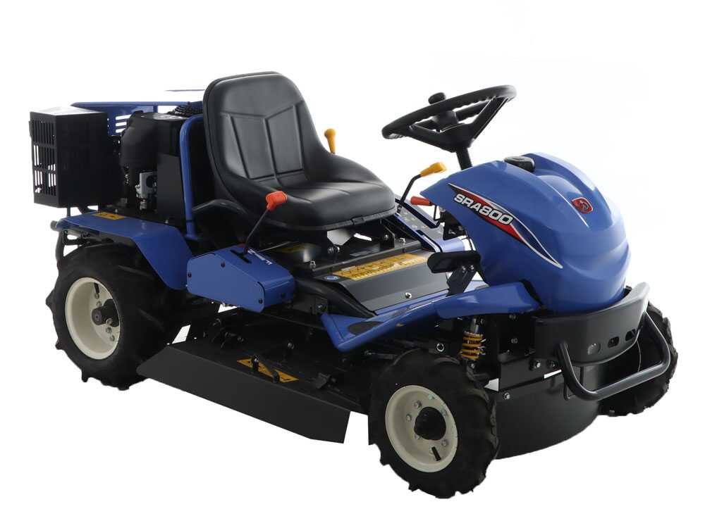 Hochgras-Rasentraktor Iseki SRA 800A 2WD - Kawasaki Motor 603 cm³- Mähdeck 80 cm – Bild 2