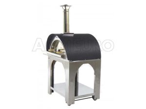 Holzpizzaofen für den Außenbereich Cibus INOX - 4 Pizzen