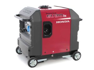 Honda EU30is - Leiser Inverter-Stromerzeuger mit Rädern 230 3 kW - Dauerleistung 2.8 kW - 230V