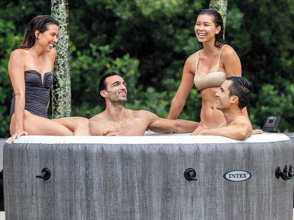 Intex Greywood Deluxe 28440EX - Ø196x71 cm - Whirlpool Spa – Bild 4