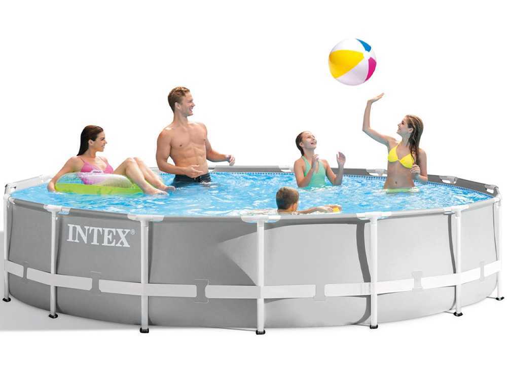 Intex Prisma Frame 26724NP - Ø457x107 cm - Runder Pool – Bild 4