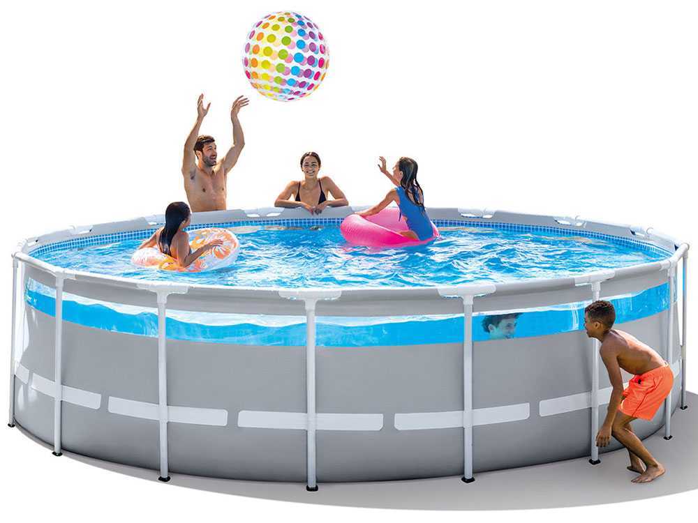 Intex Prisma Frame Clearview 26730NP - Ø488x122 cm - Runder Pool – Bild 4