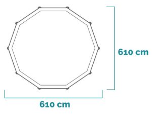Intex Ultra XTR Frame 26334NP - Ø610x122 cm - RundPool