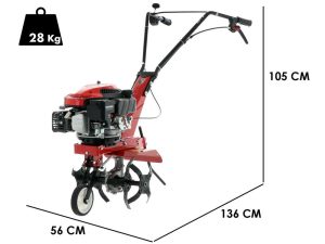 Italian Power RG1.3-45 Q-D - Benzin-Motorhacke  4.5 PS - Rato RV145-S