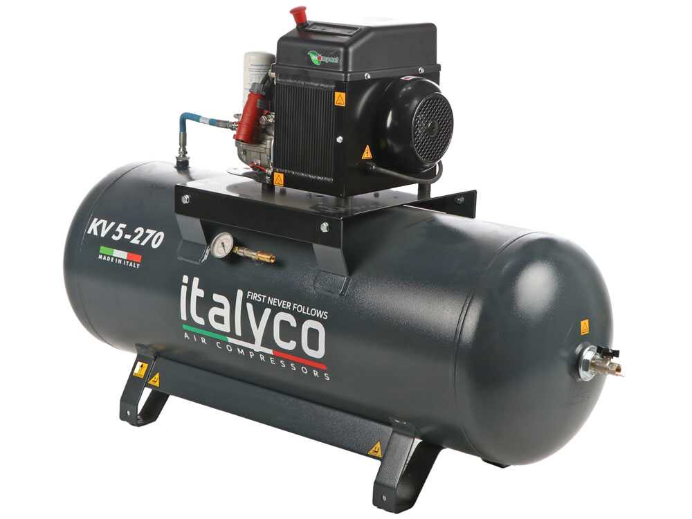Italyco KV 5/270 - Schraubenkompressor - max Druck 10 bar – Bild 2