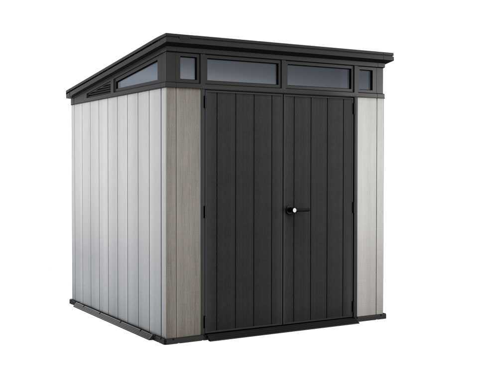 Keter Artisan grau - Gartenhaus - Mit Doppeltür - 214x218x226 cm – Bild 2