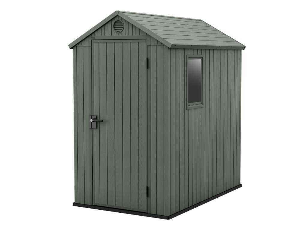 Keter Darwin grün - Gartenhaus - mit Seitenfenster - 125.8x184.5x205 cm – Bild 2