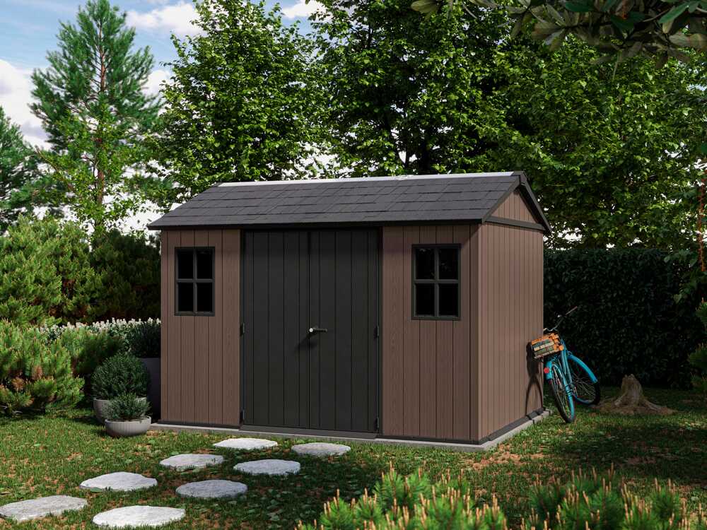 Keter Newton plus 7511/1175 - Gartenhaus - Mit Doppeltür und Fenstern - 230x350x246 cm – Bild 2
