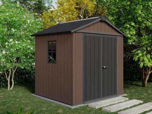 Keter Newton plus 757/775 - Gartenhaus - mit Fenstern - 230x223.8x246 cm