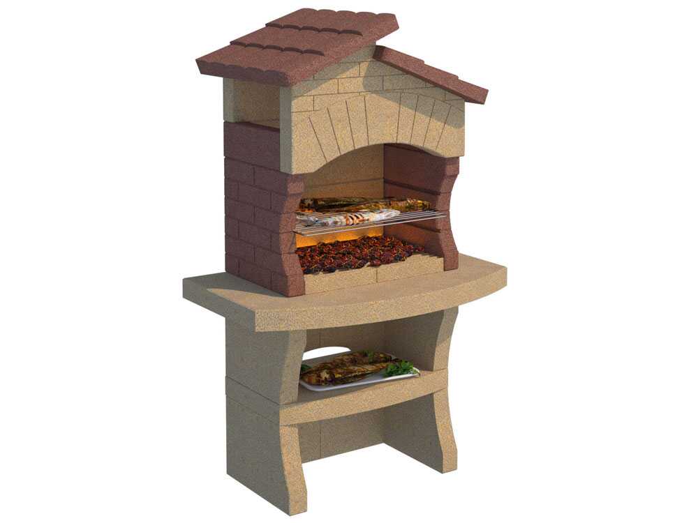 Linea VZ Minorca - Grillkamin für Brennholz/Holzkohle – Bild 2