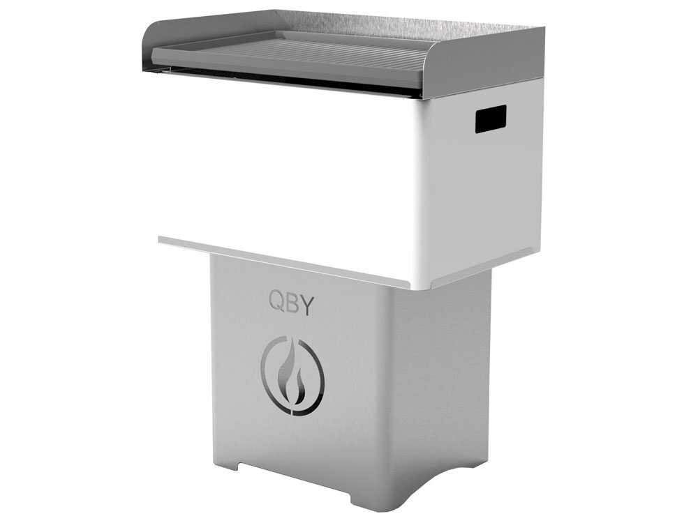 Linea VZ QBY weiß - Tragbarer Pelletgrill mit Pyrolyse-Technologie – Bild 2