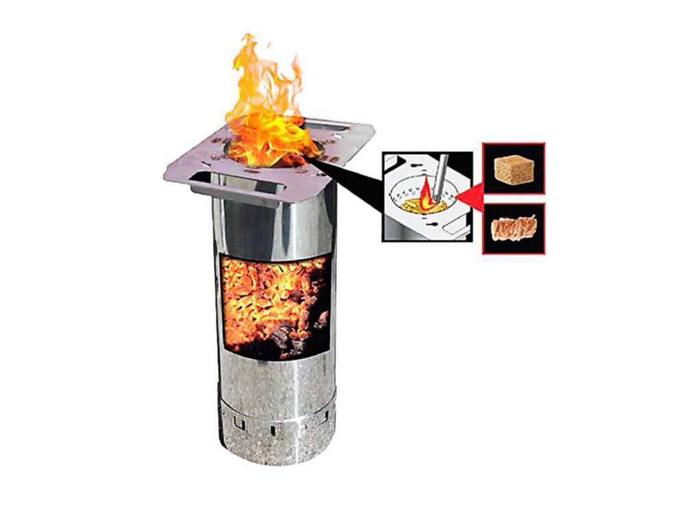Linea VZ QBY weiß - Tragbarer Pelletgrill mit Pyrolyse-Technologie – Bild 4