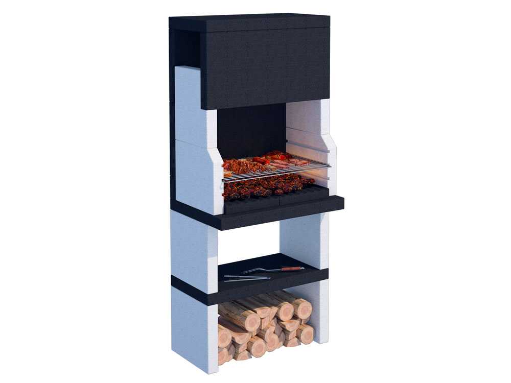 Linea VZ Stoccolma - Grillkamin für Holz/Holzkohle – Bild 2