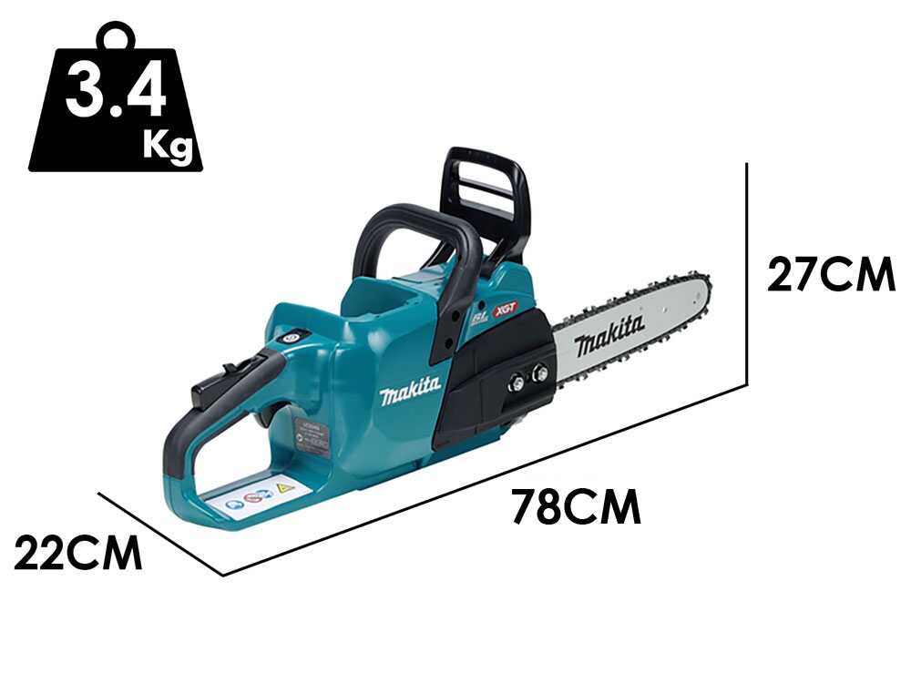 Makita XGT UC025GZ - Akku Kettensäge 40V - Schnitt 35cm - OHNE AKKU UND LADEGERÄT – Bild 2
