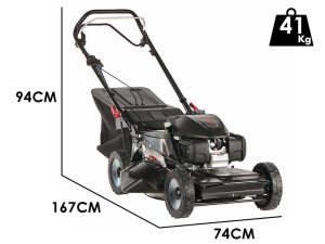 Marina Systems 4-MAXI 52 SH - 4-in-1 - Rasenmäher mit Benzinmotor 4x4 - Honda GCVX 200 Motor