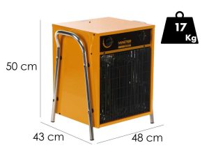 Master B 15IT – Elektrisches Heißluftgebläse mit Ventilator – 15 kW