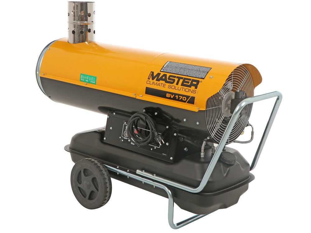 Master BV 170 E – Indirekter Öl-Heißluftgenerator – 47 kW – Bild 2