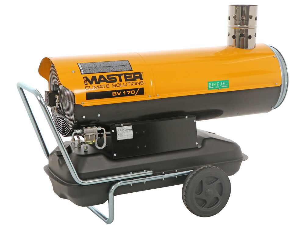 Master BV 170 E – Indirekter Öl-Heißluftgenerator – 47 kW – Bild 4