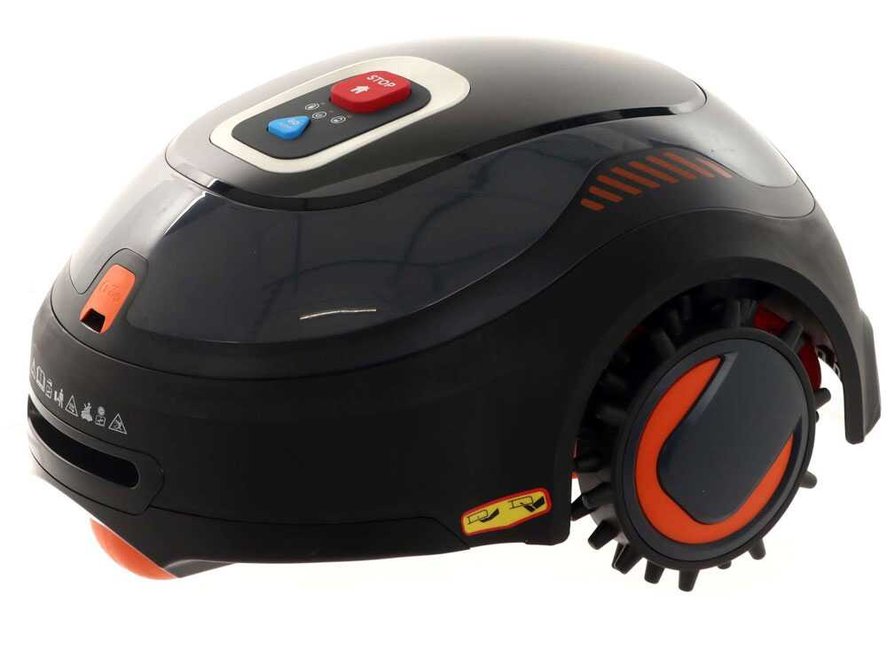 Mähroboter Black & Decker BCRMW122-QW mit Begrenzungskabel - Rasenmäher mit 12V-Lithium-Akku – Bild 4