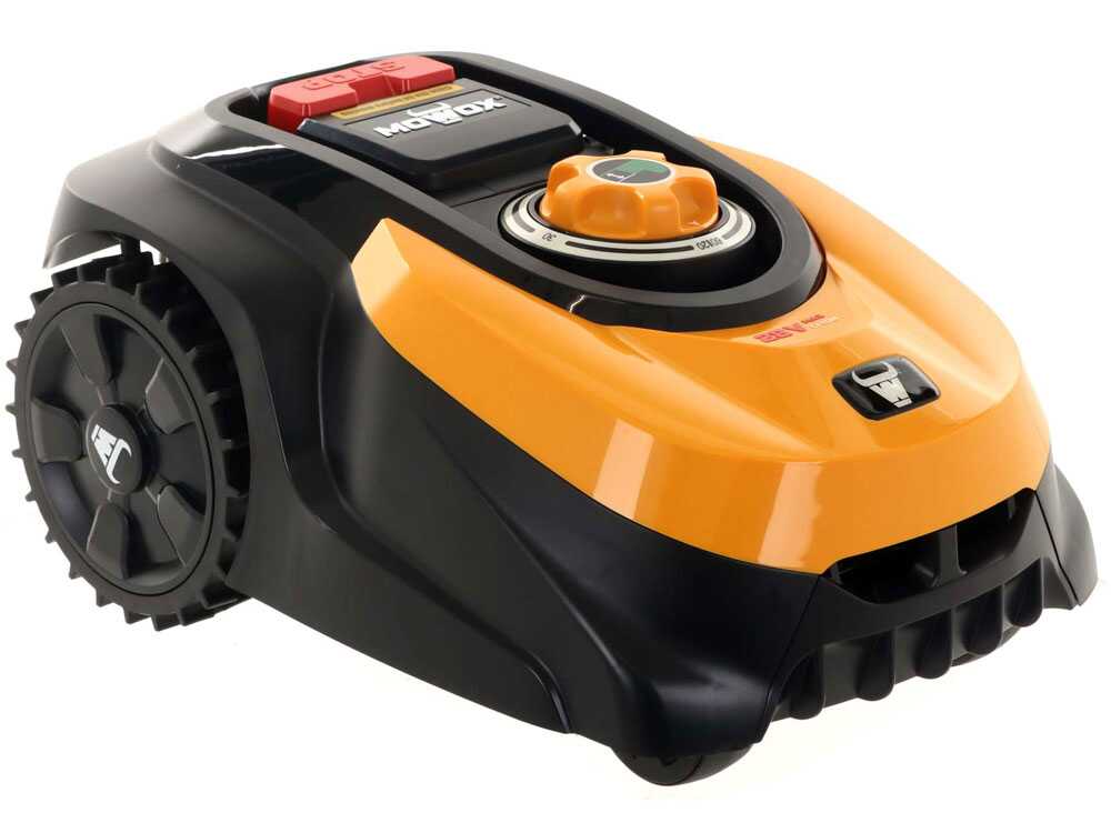 Mähroboter Mowox RM 1200 Li BT - mit Begrenzungskabel - 28V Li-Ionen Akku 3Ah – Bild 2