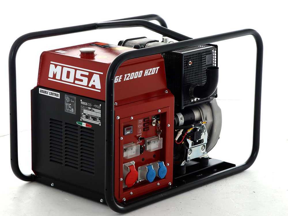 MOSA GE 12000 HZDT - Diesel-Stromerzeuger 9.6 kW - Dauerleistung 8.8 kW - 400V - Hatz Motor 1D90 – Bild 3