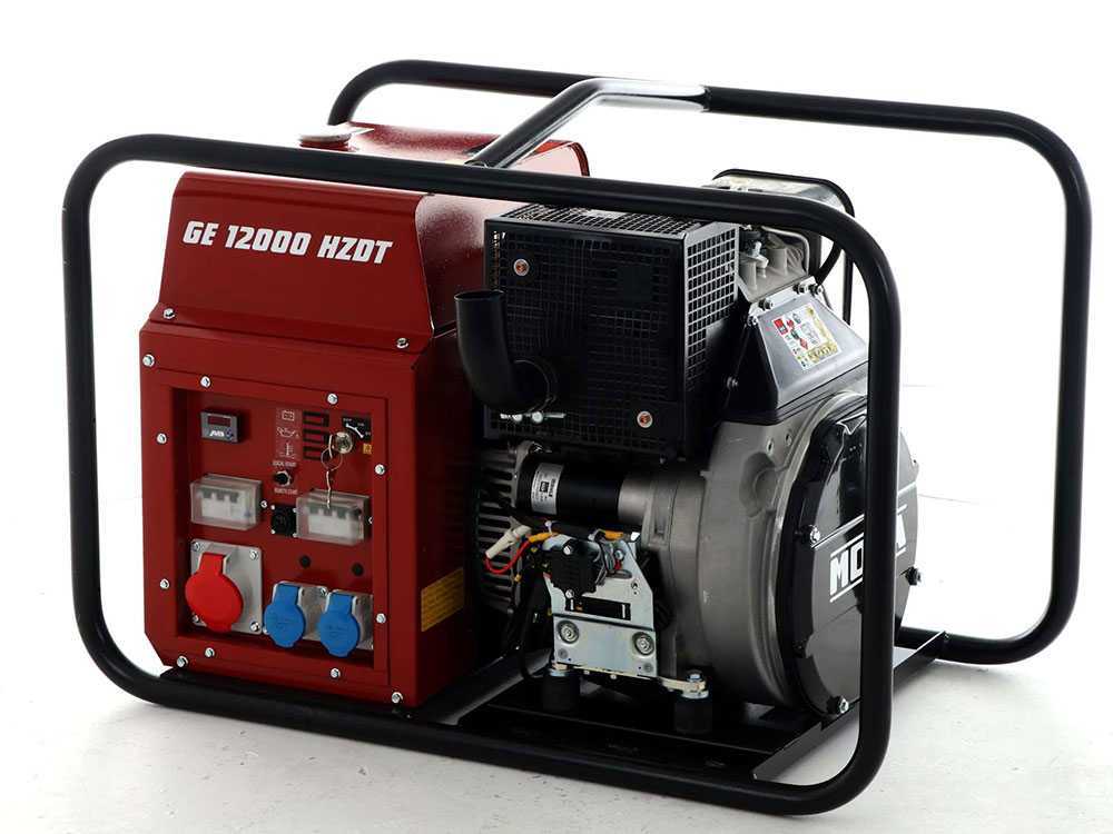 MOSA GE 12000 HZDT - Diesel-Stromerzeuger 9.6 kW - Dauerleistung 8.8 kW - 400V - Hatz Motor 1D90 – Bild 4
