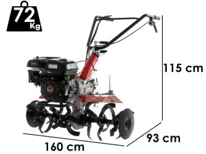 Motorhacke Benassi BL106C - Benzinmotor Hwasdan H170F - Fräse 90 cm