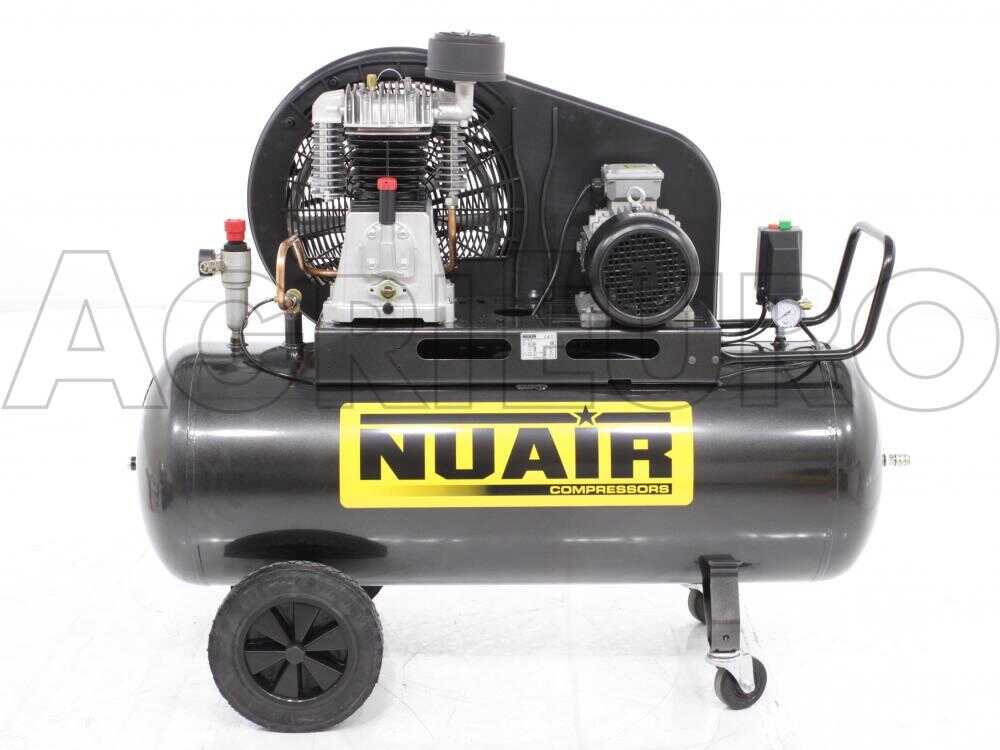 Nuair NB/5,5CT/270 - Kompressor mit Riemenantrieb 400V - Motor 5.5PS - 270 Lt