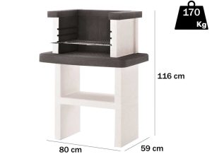 Palazzetti Belair - Grillkamin für Holzkohle