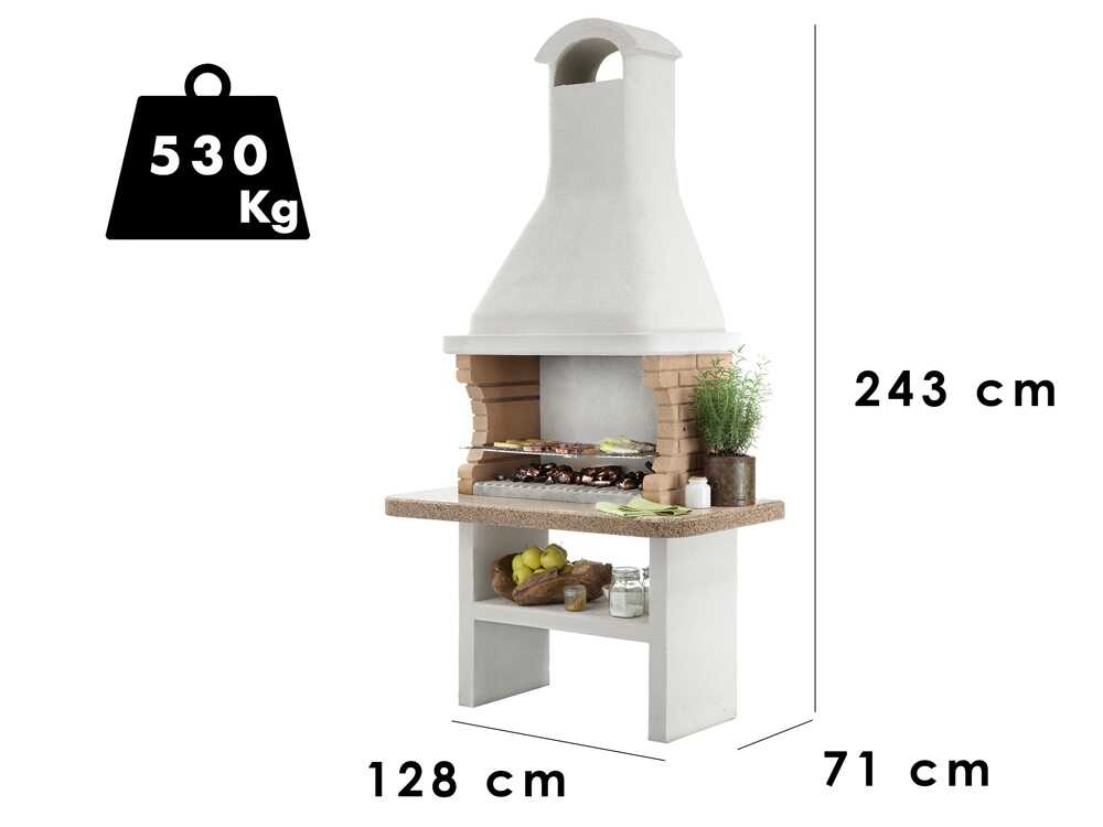 Palazzetti Limassol - Grillkamin - für Holz und Holzkohle