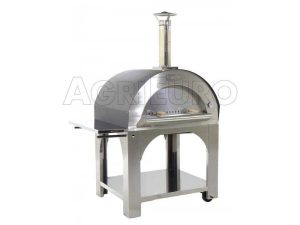 Pizza Holzofen für draußen  Cibus INOX - Backfähigkeit: 5 Pizzen