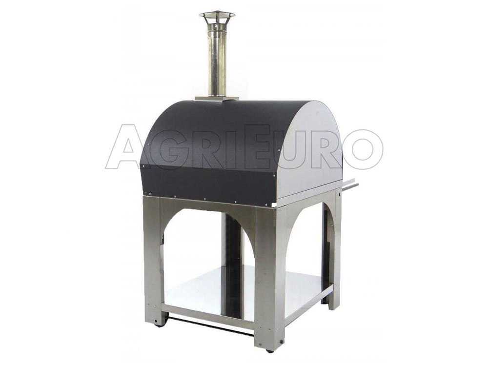 Pizza Holzofen für draußen Cibus INOX - Backfähigkeit: 5 Pizzen – Bild 2