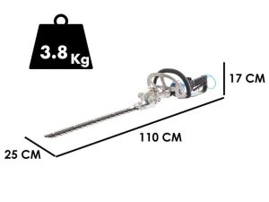 Pneumatische Heckenschere Paterlini - 60 cm Klinge - Neigung bis zu 90 Grad