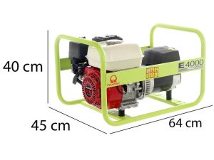 Pramac E 4000 - Benzin Stromerzeuger 3 kW - Dauerleistung 2.6 kW - 230V