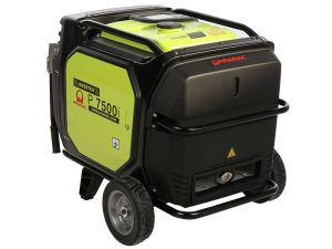 Pramac P7500I - Schallgedämpfter Stromerzeuger auf Rädern mit Inverter 7 kW - Dauerbetrieb 6,5 kW Einphasig 230 V
