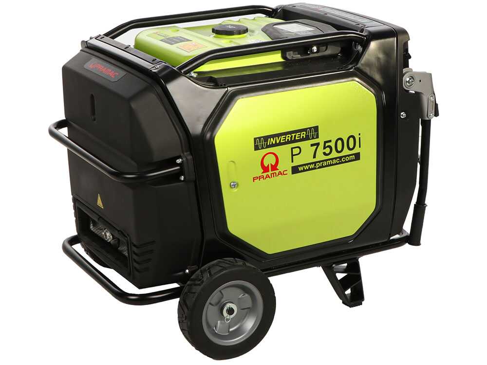 Pramac P7500I - Schallgedämpfter Stromerzeuger auf Rädern mit Inverter 7 kW - Dauerbetrieb 6,5 kW Einphasig 230 V – Bild 2