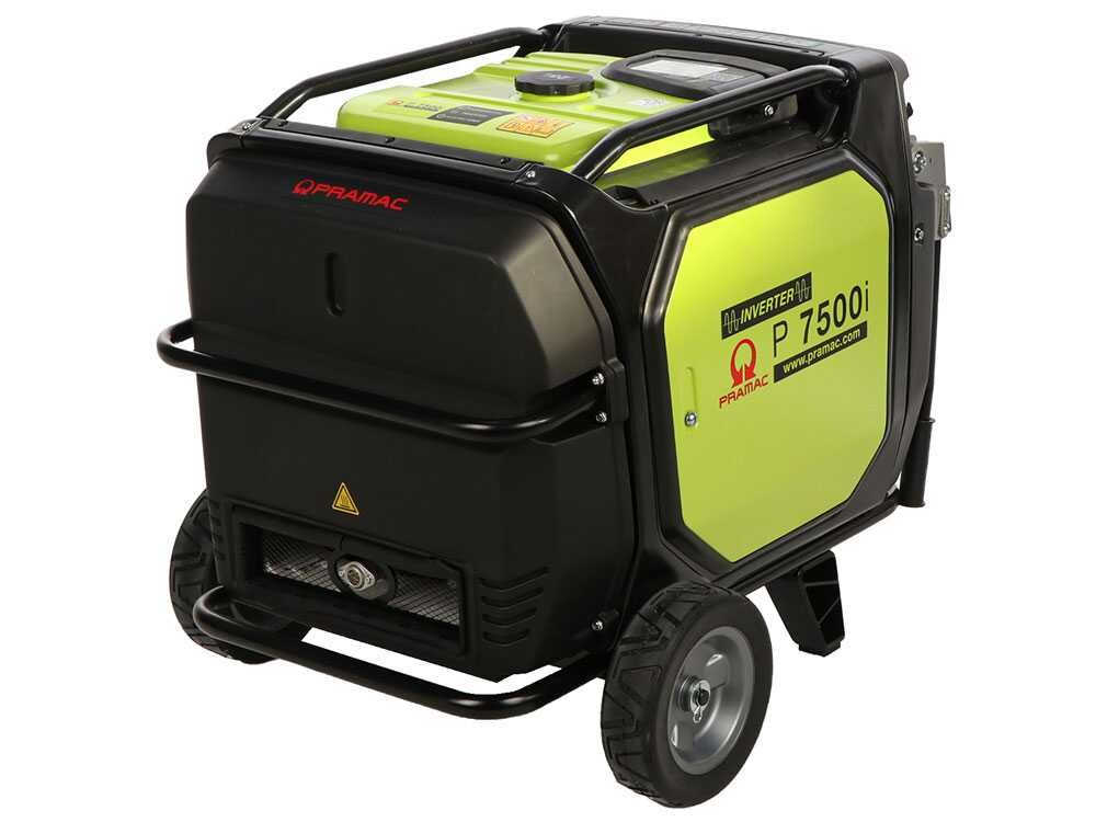 Pramac P7500I - Schallgedämpfter Stromerzeuger auf Rädern mit Inverter 7 kW - Dauerbetrieb 6,5 kW Einphasig 230 V – Bild 3