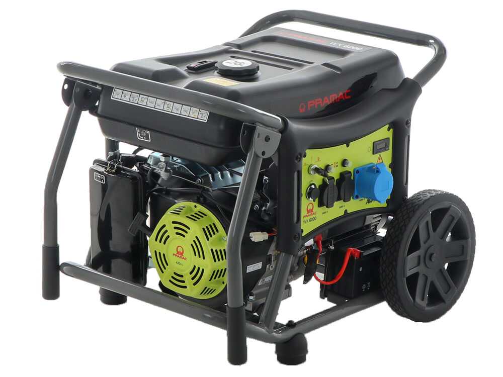 Pramac WX 6200 ES - Benzin-Stromerzeuger auf Rädern 5.8 kW - Dauerleistung 5.3 kW - 230V + ATS – Bild 2