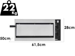 Prismafood SMALL BASIC 1/40 - Pizzaofen - 1600 W
