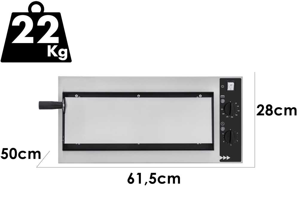 Prismafood SMALL BASIC 1/40 - Pizzaofen - 1600 W