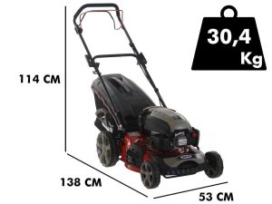 Rasenmäher Ama TRX 461 mit Radantrieb - 4in1: Auffangen, Mulchen, Seiten- und Heckauswurf