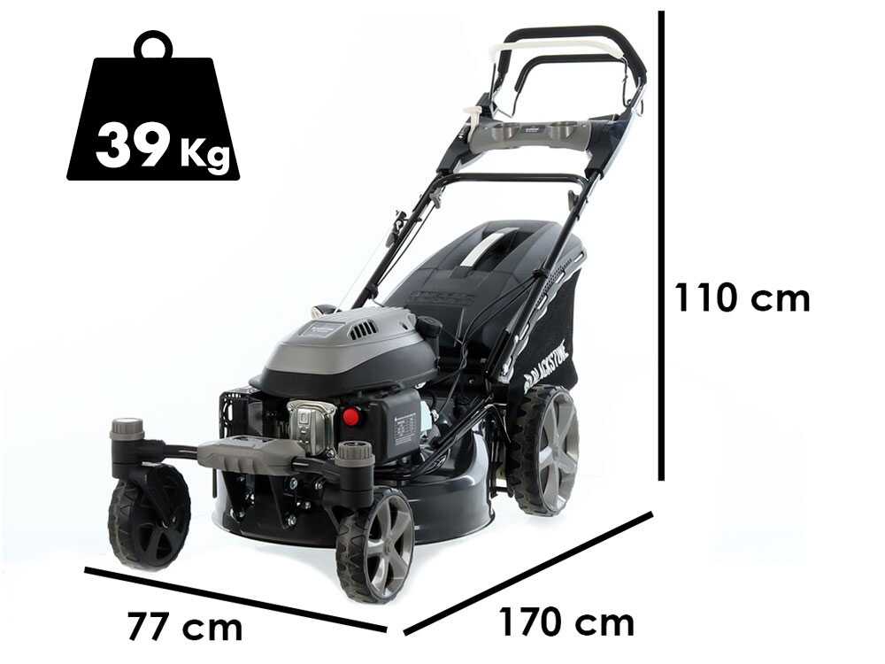 Rasenmäher Blackstone SP4X 510 mit Schwenkräder