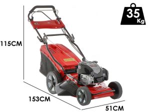 Rasenmäher mit Radantrieb Marina Systems AGRI 46 SB BS675E - 4IN1 - Briggs & Stratton 675 EXI