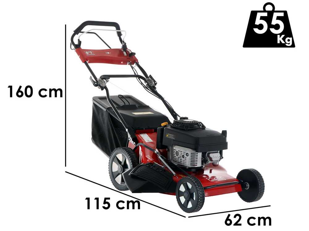 Rasenmäher mit Radantrieb Marina Systems AGRI 57 SKW 3V ZHW - 3 Gänge - Kawasaki FJ180 Motor