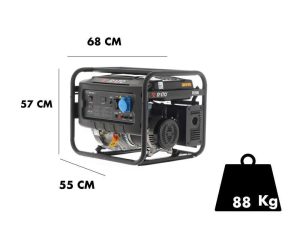 Rato R5500 AVR - Benzin-Stromerzeuger mit AVR-Regelung 5.5 kW - Dauerleistung 5 kW - 230V
