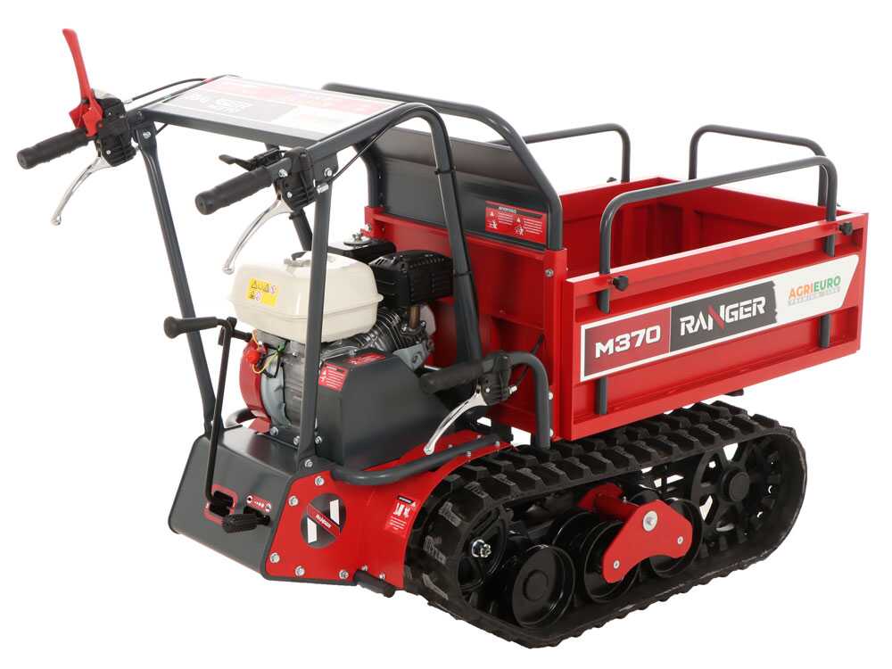 Raupendumper ausziehbar Ranger M370 - Honda GX160 Motor – Bild 2